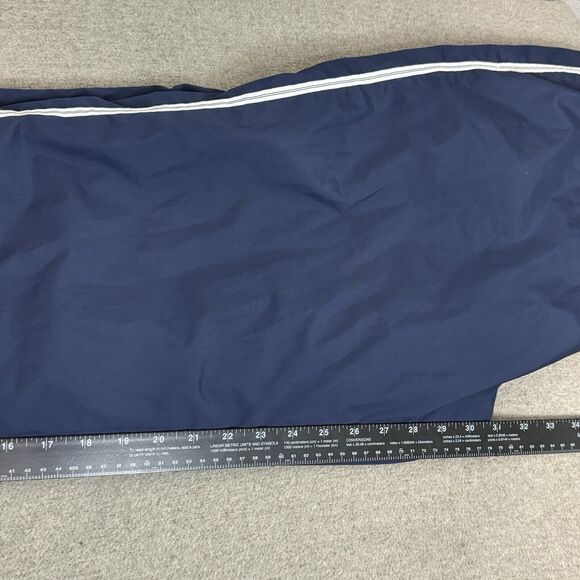 Vintage Reebok Track Pants L Women Blue Active Ankle Zip Logo Baggy 90s Y2K - Picture 6 of 12